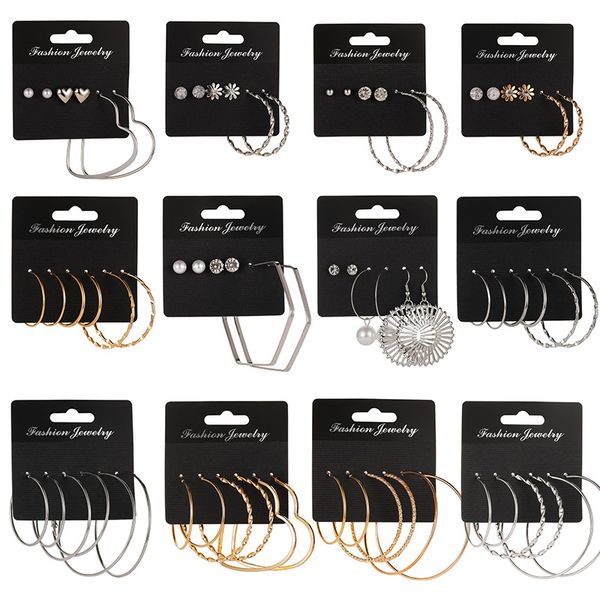 hoop & huggie fashion women earrings set trendy geometric simple dangle studs earring jewelry pendientes gifts, Golden;silver
hoop & huggie fashion women earrings set trendy geometric simple dangle studs earring jewelry pendientes gifts, Golden;silver