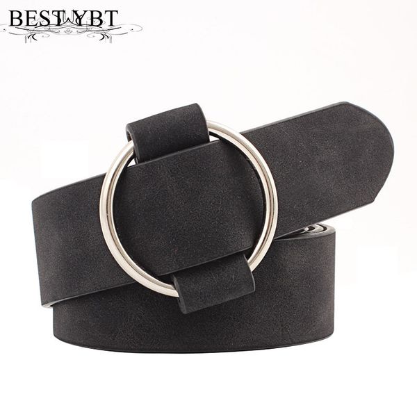 belts ybt women leather belt est round buckle female leisure jeans wild without pin metal strap, Black;brown
belts ybt women leather belt est round buckle female leisure jeans wild without pin metal strap, Black;brown
