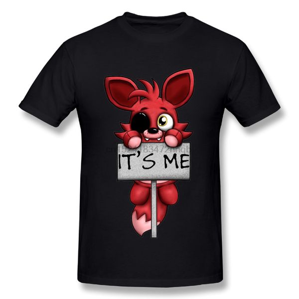 five nights at freddy& fnaf plush foxy t-shirts summer retro round collar boy nice t shirt