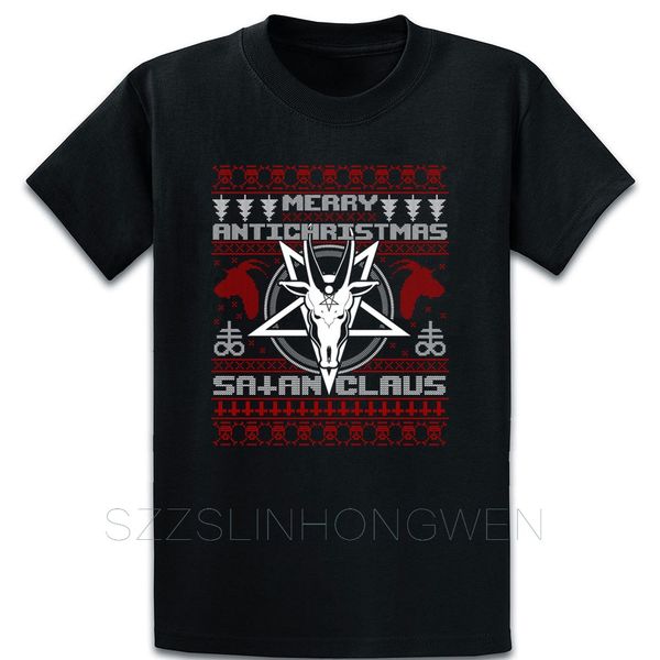 merry antichristmas satan claus ugly sweater knit t shirt famous printed casual normal costume o neck cotton summer style shirt
merry antichristmas satan claus ugly sweater knit t shirt famous printed casual normal costume o neck cotton summer style shirt