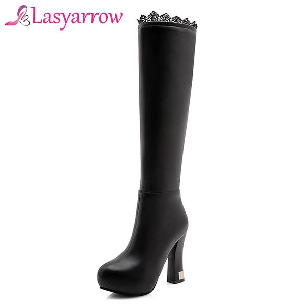 lasyarrow зимние теплые сапоги толстые высокие каблуки копыто каблука круглый toe платформы zipper botas femnininas мода sapatos mujer, Black
lasyarrow зимние теплые сапоги толстые высокие каблуки копыто каблука круглый toe платформы zipper botas femnininas мода sapatos mujer, Black