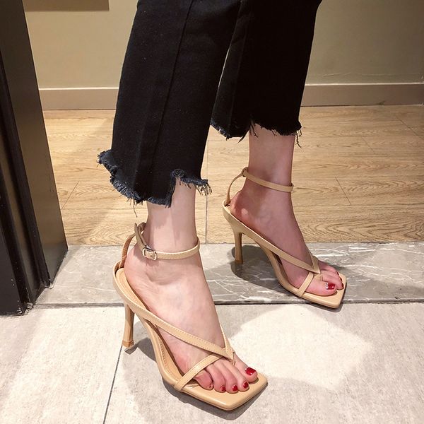 dress shoes 2021gladiator high heels sandal fashion strap pinch thin heel pumps square toe sandals, Black
dress shoes 2021gladiator high heels sandal fashion strap pinch thin heel pumps square toe sandals, Black