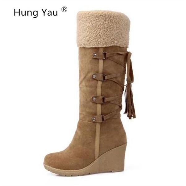 shoes for women knee-high boots snow boots winter warm fur wedge thick bottom black shoes female plus size 35-43
shoes for women knee-high boots snow boots winter warm fur wedge thick bottom black shoes female plus size 35-43