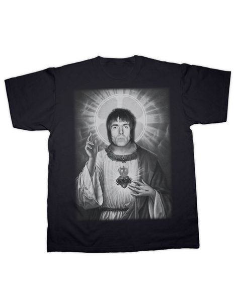 liam gallagher rock god print t shirt all sizes