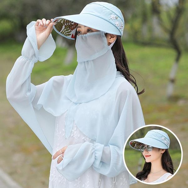 Women's Outdoor Big Sun Hat Women Summer Hats Wide Eaves Covered Face Neck Cycling Anti UV Sun Hat, Blue;gray
Women's Outdoor Big Sun Hat Women Summer Hats Wide Eaves Covered Face Neck Cycling Anti UV Sun Hat, Blue;gray