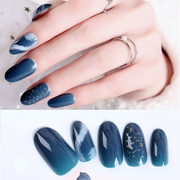 false nails 24pcs dark green grey blooming round style fake nail tips classical full cover salon manicure accessories with glue, Red;gold
false nails 24pcs dark green grey blooming round style fake nail tips classical full cover salon manicure accessories with glue, Red;gold