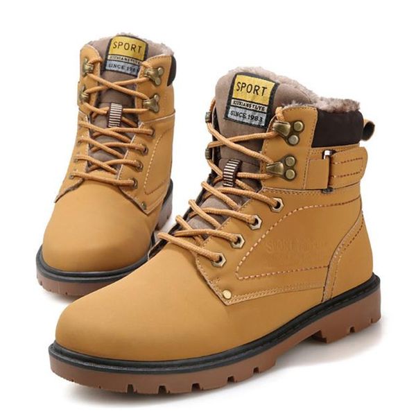 boots autumn winter warm men ankle outdoor lace up casual tooling with fur high mans footwear plus size drop, Black
boots autumn winter warm men ankle outdoor lace up casual tooling with fur high mans footwear plus size drop, Black