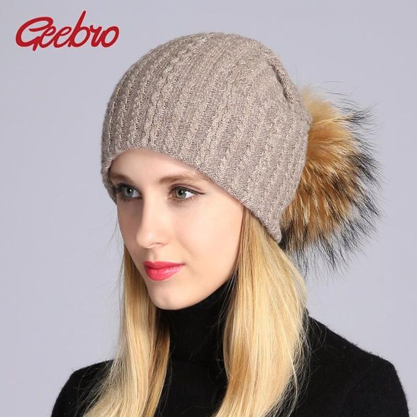 geebro dual use women's beanie hat winter casual knitting hat and scarf with pom pom for ladies real fur pompons beanies scarf, Blue;gray
geebro dual use women's beanie hat winter casual knitting hat and scarf with pom pom for ladies real fur pompons beanies scarf, Blue;gray