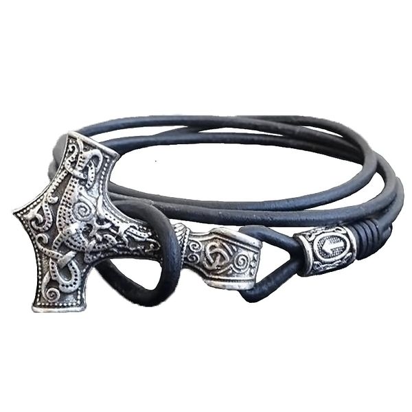 vikings hammer bracelet vintage leather cord bracelet jewelry gives friends fashion beautiful gifts christmas gifts, Golden;silver
vikings hammer bracelet vintage leather cord bracelet jewelry gives friends fashion beautiful gifts christmas gifts, Golden;silver
