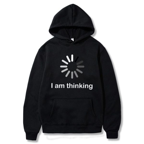 men's hoodies & sweatshirts fashion letter print i'm thinking casual men long sleeve hoody male funny streetwear hip hop sweatshir, Black
men's hoodies & sweatshirts fashion letter print i'm thinking casual men long sleeve hoody male funny streetwear hip hop sweatshir, Black