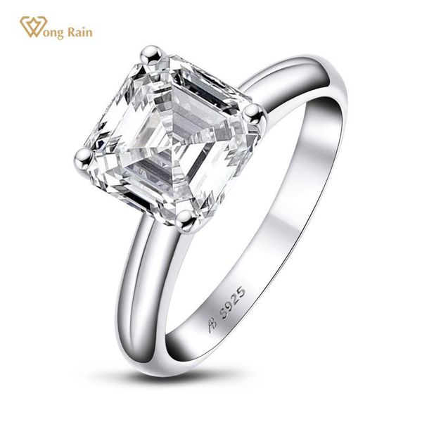 cluster rings wong rain classic 925 sterling silver asscher cut greated moissanite diamonds gemstone wedding engagement fine jewelry, Golden;silver
cluster rings wong rain classic 925 sterling silver asscher cut greated moissanite diamonds gemstone wedding engagement fine jewelry, Golden;silver