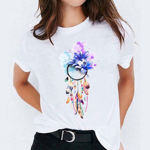 women's t-shirt t-shirts for women flower watercolor floral 90s trend clothing print lady womens graphic t shirt ladies female tee, White
women's t-shirt t-shirts for women flower watercolor floral 90s trend clothing print lady womens graphic t shirt ladies female tee, White