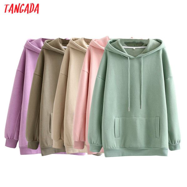 tangada 2020 autumn winter women fleece cotton hoodie sweatshirts oversize ladies pullovers pocket hooded jacket sd60-1, Black
tangada 2020 autumn winter women fleece cotton hoodie sweatshirts oversize ladies pullovers pocket hooded jacket sd60-1, Black
