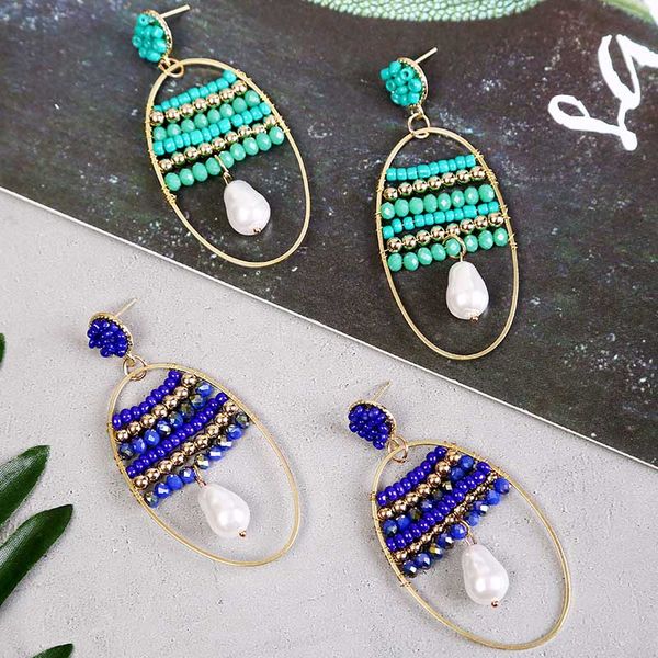 dangle & chandelier fashion women's oval copper circle drop earrings creative bohemian ethnic acrylic crystal pearl handmade earring je, Silver
dangle & chandelier fashion women's oval copper circle drop earrings creative bohemian ethnic acrylic crystal pearl handmade earring je, Silver