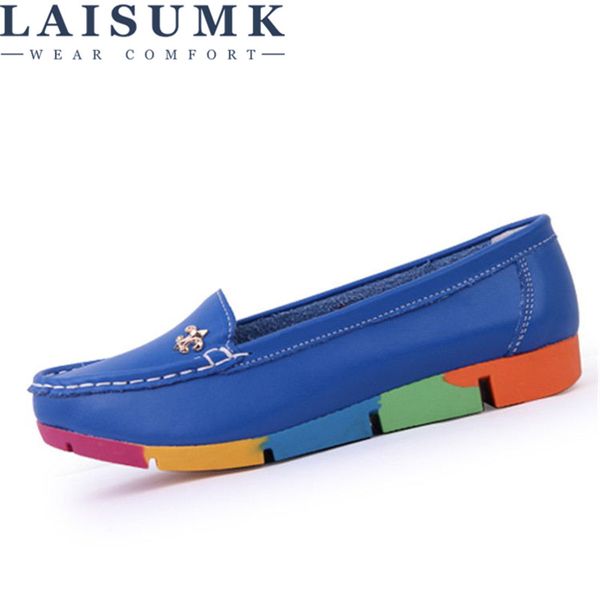 laisumk women ballerina flats casual shoes genuine leather slip on ballet soft moccasins white green blue peach camouflage, Black
laisumk women ballerina flats casual shoes genuine leather slip on ballet soft moccasins white green blue peach camouflage, Black