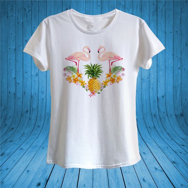 flamingos pineapple tropical flowers plumeria t-shirt 100% cotton women hip-hop tee shirt
flamingos pineapple tropical flowers plumeria t-shirt 100% cotton women hip-hop tee shirt