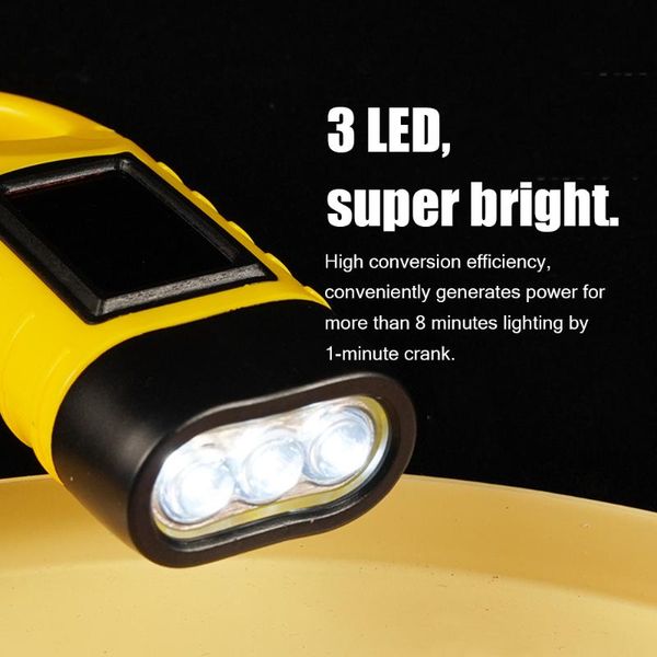 mini emergency hand crank solar zaklamp oplaadbare 3 led light lamp opladen krachtige zaklamp voor camping equipment tool
mini emergency hand crank solar zaklamp oplaadbare 3 led light lamp opladen krachtige zaklamp voor camping equipment tool