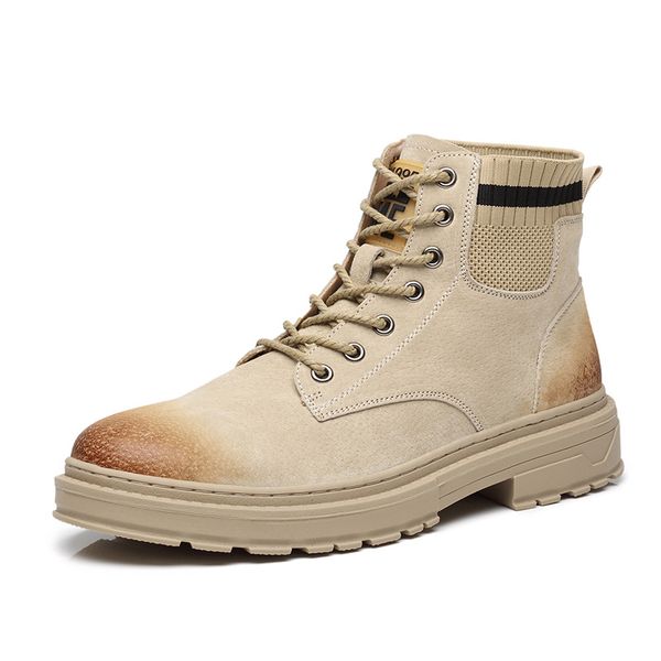 boots mens genuine leather tactical combat army boots lace up hiking botas round toe beige desert ankle bootie non-slip, Black
boots mens genuine leather tactical combat army boots lace up hiking botas round toe beige desert ankle bootie non-slip, Black