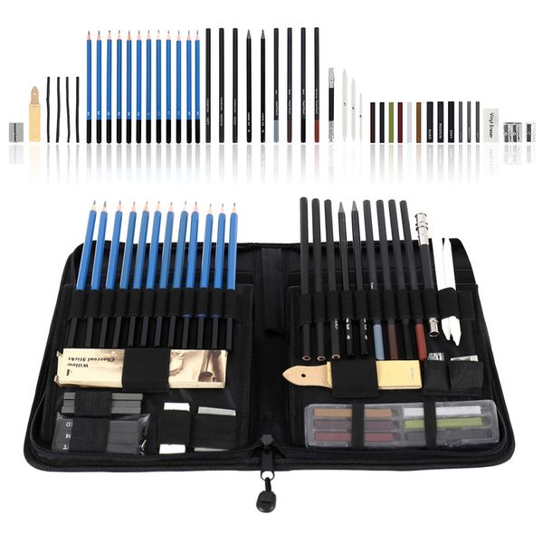48pcs эскиз карандаша полный комплект профессиональный черчение drawing kit исполнитель картина черчение вуд рейсфедером начинающий студент
48pcs эскиз карандаша полный комплект профессиональный черчение drawing kit исполнитель картина черчение вуд рейсфедером начинающий студент