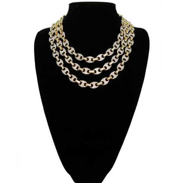 new full zircon pig nose hip hop necklace 18inch 20inch 24inch men's golden chain jewelry necklace, Silver
new full zircon pig nose hip hop necklace 18inch 20inch 24inch men's golden chain jewelry necklace, Silver
