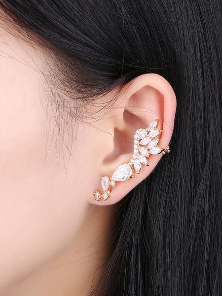 fashion luxury leaves stud-earrings ear climbers women bohemian wedding jewelry asymmetry earrings-jackets accessories mujer, Golden;silver
fashion luxury leaves stud-earrings ear climbers women bohemian wedding jewelry asymmetry earrings-jackets accessories mujer, Golden;silver