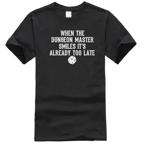 dungeon master funny slogan game men's t shirt gift idea tee