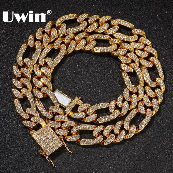 chains uwin figaro necklace 13mm hiphop gold silver color iced out rhinestones cuban links necklaces jewelry men women
chains uwin figaro necklace 13mm hiphop gold silver color iced out rhinestones cuban links necklaces jewelry men women