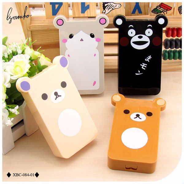 lymouko cartoon cute little bear large-capacity applicability contact lens case for holder women eye care contact lenses box, Silver
lymouko cartoon cute little bear large-capacity applicability contact lens case for holder women eye care contact lenses box, Silver