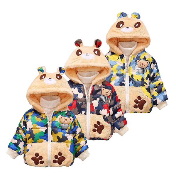 boys girls fashion jackets cartoon bear clothing coat baby girl winter thick warm casual plush outerwear 1-4 years kids jackets, Blue;gray
boys girls fashion jackets cartoon bear clothing coat baby girl winter thick warm casual plush outerwear 1-4 years kids jackets, Blue;gray