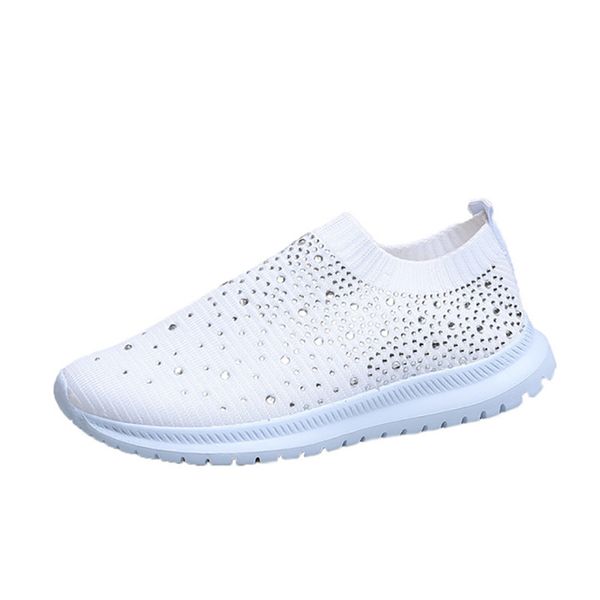 women sock shoes slip on sneakers rhinestones ladies walking casual shoes light women plus size sports flats, Black
women sock shoes slip on sneakers rhinestones ladies walking casual shoes light women plus size sports flats, Black