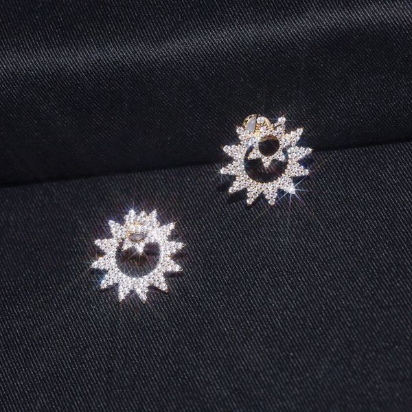 sljely fashion real 925 sterling silver 3 gold colors double sun stud earrings micro full cubic zirconia stones women jewelry, Golden;silver
sljely fashion real 925 sterling silver 3 gold colors double sun stud earrings micro full cubic zirconia stones women jewelry, Golden;silver