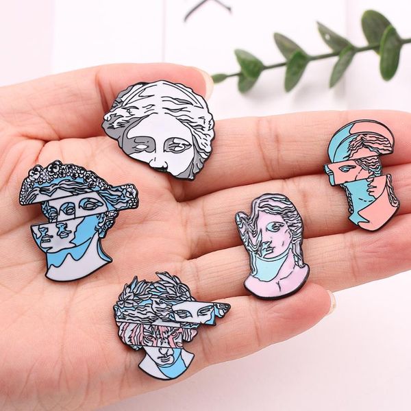 plaster model collection brooches art figure statue jewelry skull split badge head enamel brooches lapel pins gift for artist, Gray
plaster model collection brooches art figure statue jewelry skull split badge head enamel brooches lapel pins gift for artist, Gray