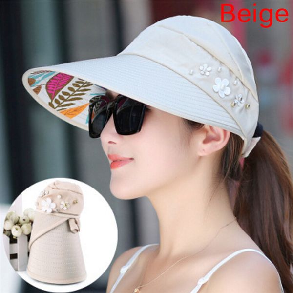 wide brim hats beach hat women summer pearl collapsible sun visor big soft uv, Blue;gray
wide brim hats beach hat women summer pearl collapsible sun visor big soft uv, Blue;gray