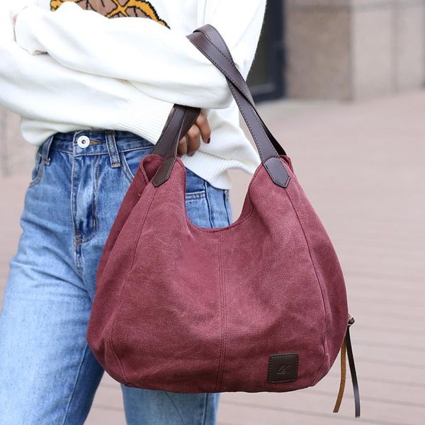 European And American Solid Color Canvas Simple Handbag Luxury Women's Shoulder Bag Fashion Casual Canvas Bags High Quality Bags
European And American Solid Color Canvas Simple Handbag Luxury Women's Shoulder Bag Fashion Casual Canvas Bags High Quality Bags