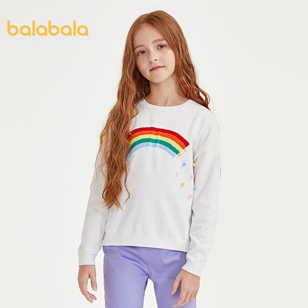 balabala girls sweater children autumn children bottoming shirt in the big boy cotton casual rainbow long-sleeved compassionate, Blue
balabala girls sweater children autumn children bottoming shirt in the big boy cotton casual rainbow long-sleeved compassionate, Blue