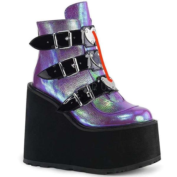 2020 winter metal buckle ankel boots women punk female platform boots wedges high heels pu women boots botas mujer plus size, Black
2020 winter metal buckle ankel boots women punk female platform boots wedges high heels pu women boots botas mujer plus size, Black