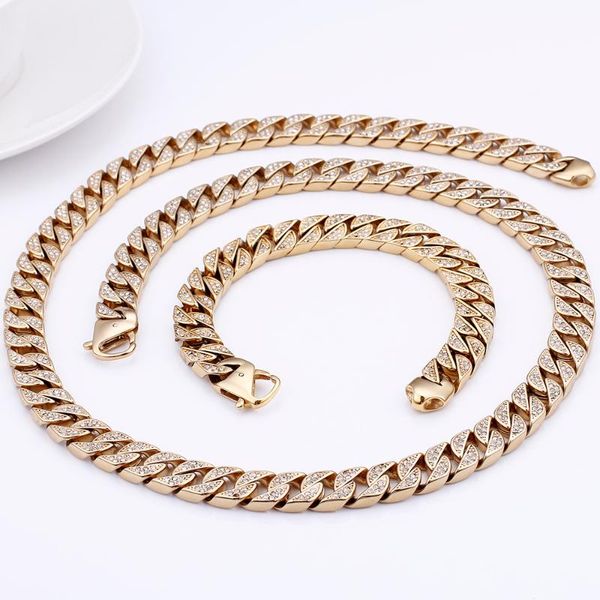 hiphop mens necklaces bracelets cuba link chains 12mm wide 75cm 29.5" long necklace for men heavy stainless steel jewelry male, Silver
hiphop mens necklaces bracelets cuba link chains 12mm wide 75cm 29.5" long necklace for men heavy stainless steel jewelry male, Silver