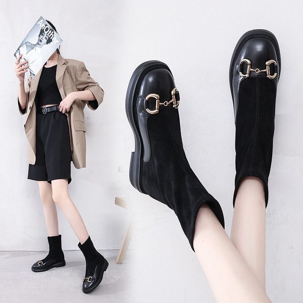 boots women 2020 motorcycle boots pu leather shoes for winter woman casual martins botas female ankle plus size 35-40, Black
boots women 2020 motorcycle boots pu leather shoes for winter woman casual martins botas female ankle plus size 35-40, Black