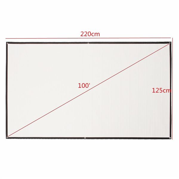 projection screens leory 100 inch 16:9 portable screen hd white fold fabric for home projector
projection screens leory 100 inch 16:9 portable screen hd white fold fabric for home projector