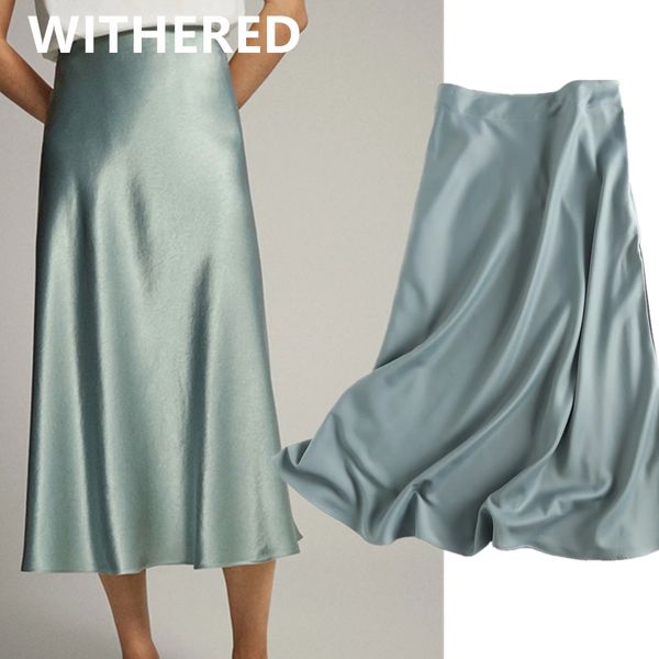 withered summer faldas mujer moda 2020 midi skirts womens england office lady satin high waist simple elegant long skirt women, Black
withered summer faldas mujer moda 2020 midi skirts womens england office lady satin high waist simple elegant long skirt women, Black