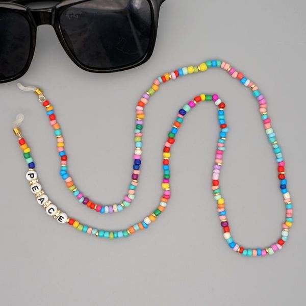 2020 colorful beads letter glasses chain luxury simple casual sunglasses chain women accessories, Silver
2020 colorful beads letter glasses chain luxury simple casual sunglasses chain women accessories, Silver