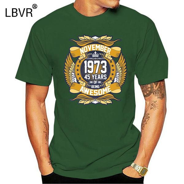 лето ноября 1973 45 лет существования высокий tshirt круглый воротник harajuku мальчик девочка футболки плюс размер s-5xl camisetas
лето ноября 1973 45 лет существования высокий tshirt круглый воротник harajuku мальчик девочка футболки плюс размер s-5xl camisetas