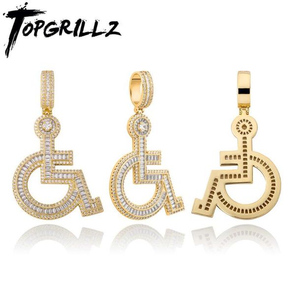 pendant necklaces rillz wheelchair baguette handicap sign necklace iced out cubic zirconia charm hip hop for men and women, Silver
pendant necklaces rillz wheelchair baguette handicap sign necklace iced out cubic zirconia charm hip hop for men and women, Silver
