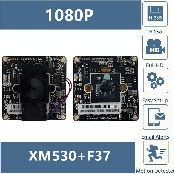 3.7mm 2mp ip camera module board xm530+f37 mini lens 38*38mm 1080p 1920*1080 onvif mic audio interface with radiator
3.7mm 2mp ip camera module board xm530+f37 mini lens 38*38mm 1080p 1920*1080 onvif mic audio interface with radiator