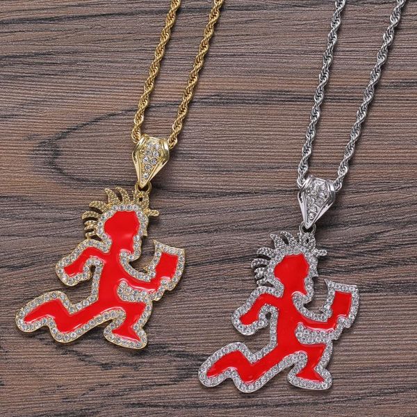 pendant necklaces cross-border alloy hip-hop necklace red running men's jewelry factory direct wholesale, Silver
pendant necklaces cross-border alloy hip-hop necklace red running men's jewelry factory direct wholesale, Silver