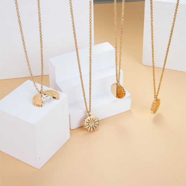 sunflower open locket chain necklace with shells of smiling face pendant jewelry for women and girls gift, Silver
sunflower open locket chain necklace with shells of smiling face pendant jewelry for women and girls gift, Silver