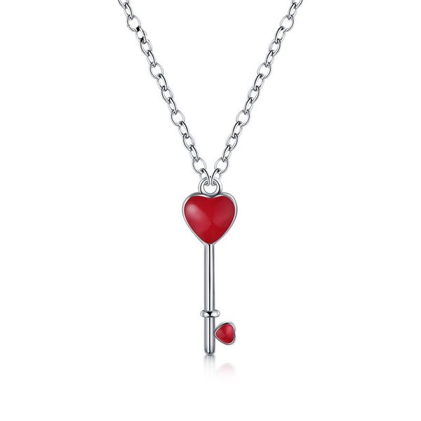double love heart-shaped key romantic 925 sterling silver necklace real enamel cute key pendant simple jewelry chain for women 925 sterling
double love heart-shaped key romantic 925 sterling silver necklace real enamel cute key pendant simple jewelry chain for women 925 sterling