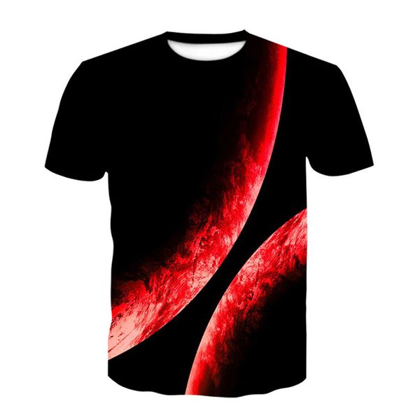 universe starry sky element summer 3dt-shirts 3d print shirts anime kawaii comics men clothing