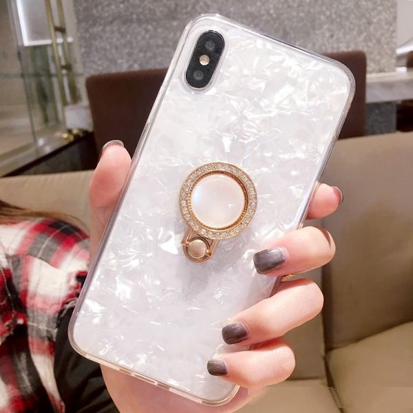 dream shell pattern simple luxury rhinestone ring buckle bracket phone shell drop protection cover for iphone6/7/8plus/x
dream shell pattern simple luxury rhinestone ring buckle bracket phone shell drop protection cover for iphone6/7/8plus/x