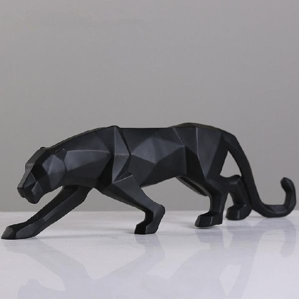 new 2020 leopard statue figurine modern abstract geometric style resin panther animal large ornament home decoration accessories 
new 2020 leopard statue figurine modern abstract geometric style resin panther animal large ornament home decoration accessories